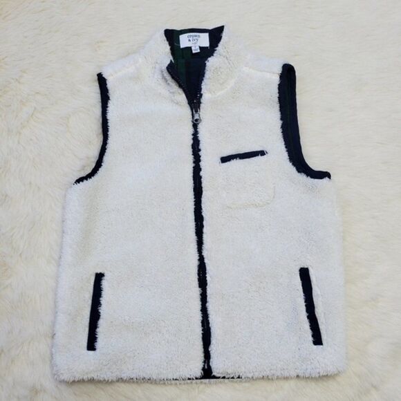 Crown & Ivy Kids Sheep Vest | 7 - Picture 1 of 8